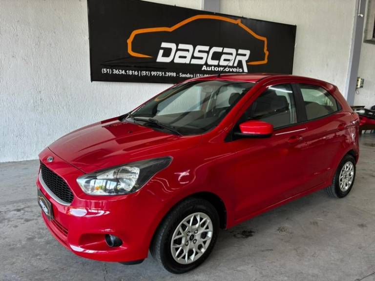 FORD - KA - 2016/2017 - Vermelha - R$ 43.900,00