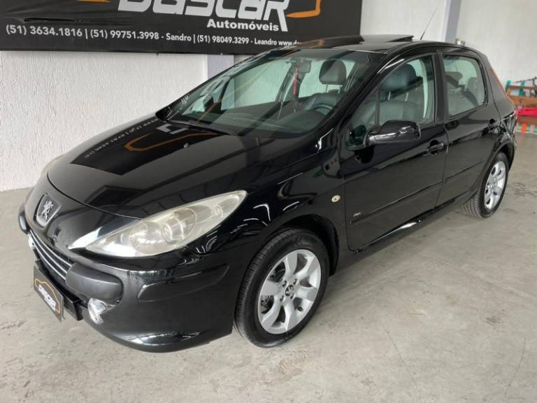 PEUGEOT - 307 - 2008/2009 - Preta - R$ 25.900,00
