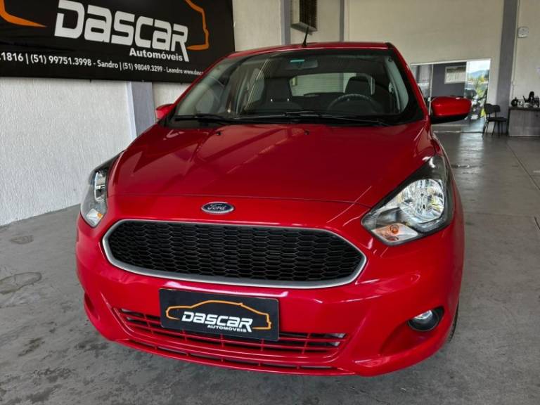 FORD - KA - 2016/2017 - Vermelha - R$ 43.900,00